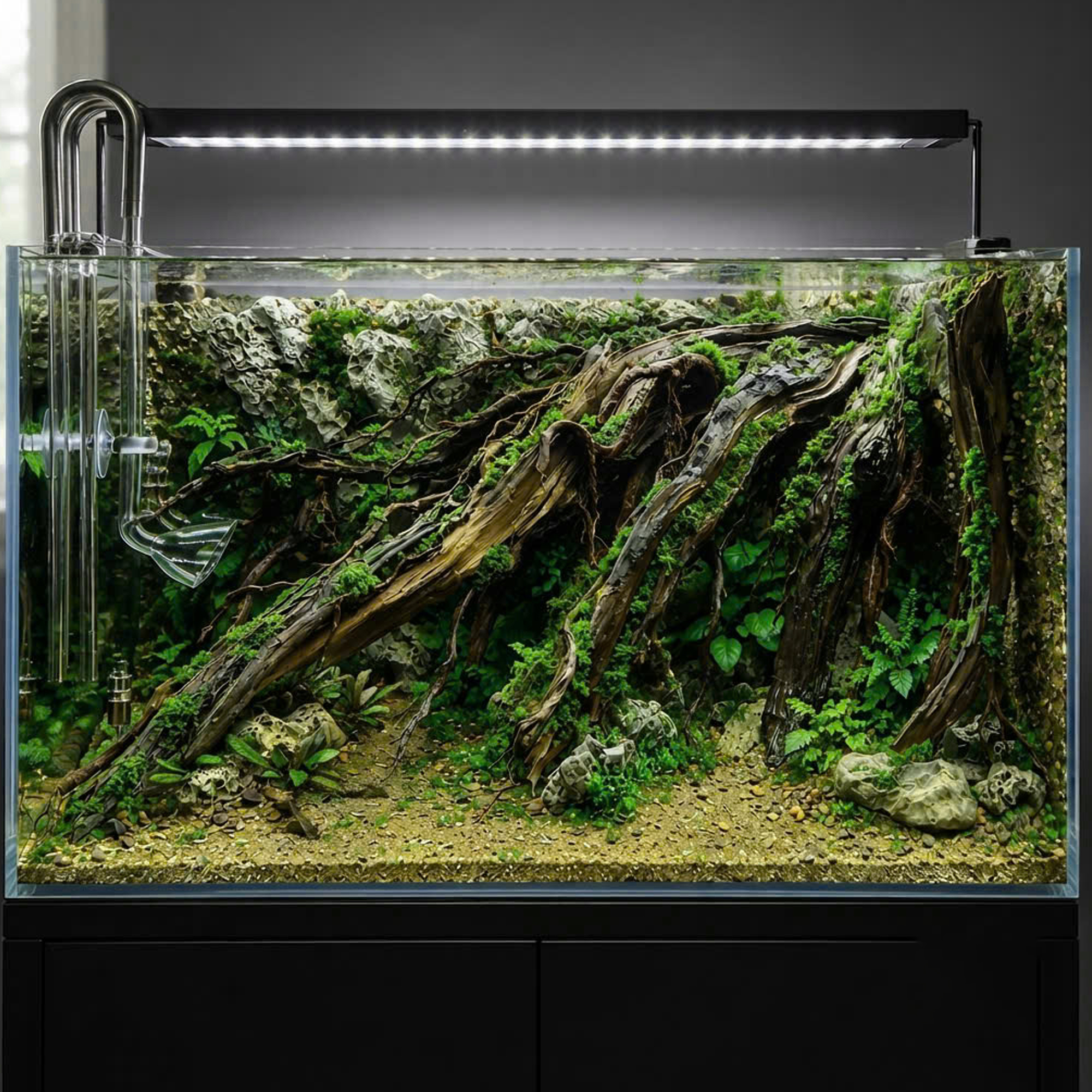 3D hardscape Aquascape Aquarium , Jungle aquascape, Paludarium - Image 5