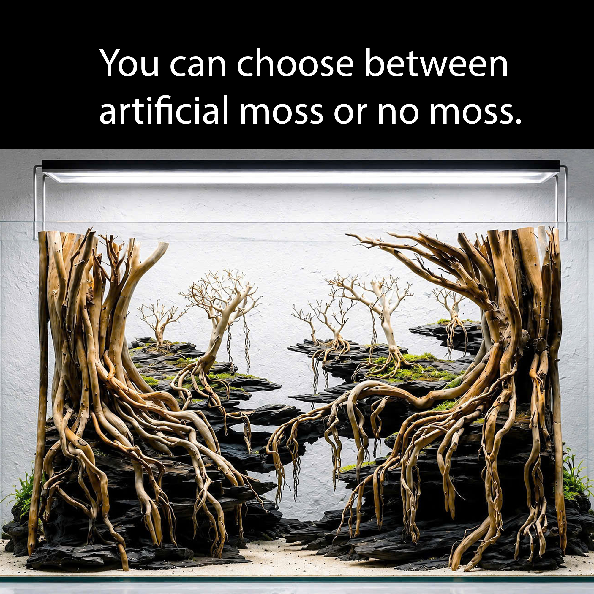 Jungle Aquascape, Aquarium decoration - Image 6