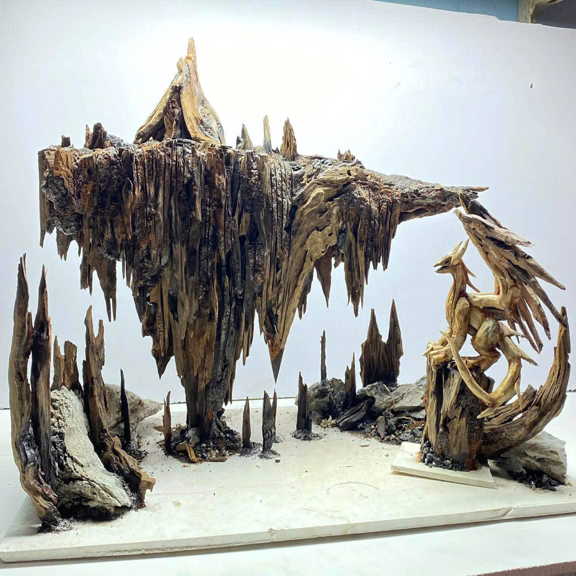 Unique Aquascape,Dragon driftwood art for fish tank,Vivarium,Aquarium decor - Image 4