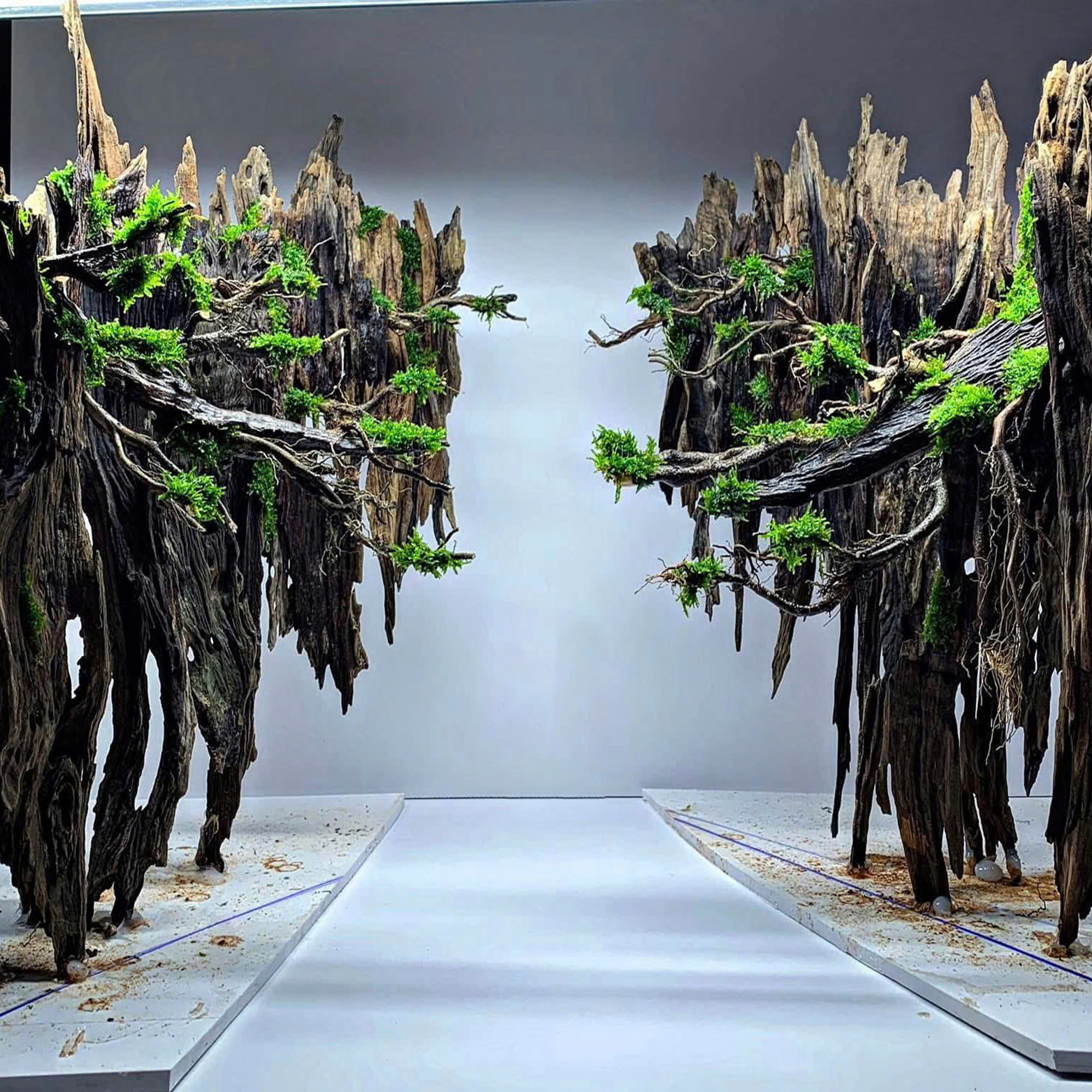 Bonsai Aquascape aquarium, Aquarium decoration - Image 7