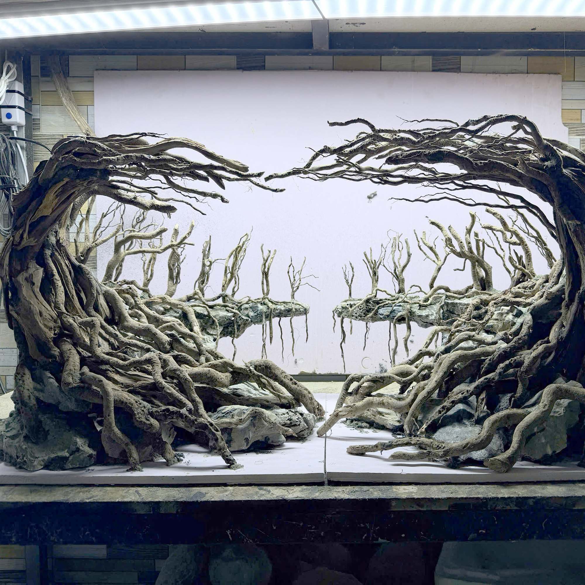 Handmade Aquascape Decor, Aquarium Landscape,Jungle Hardscape - Image 3