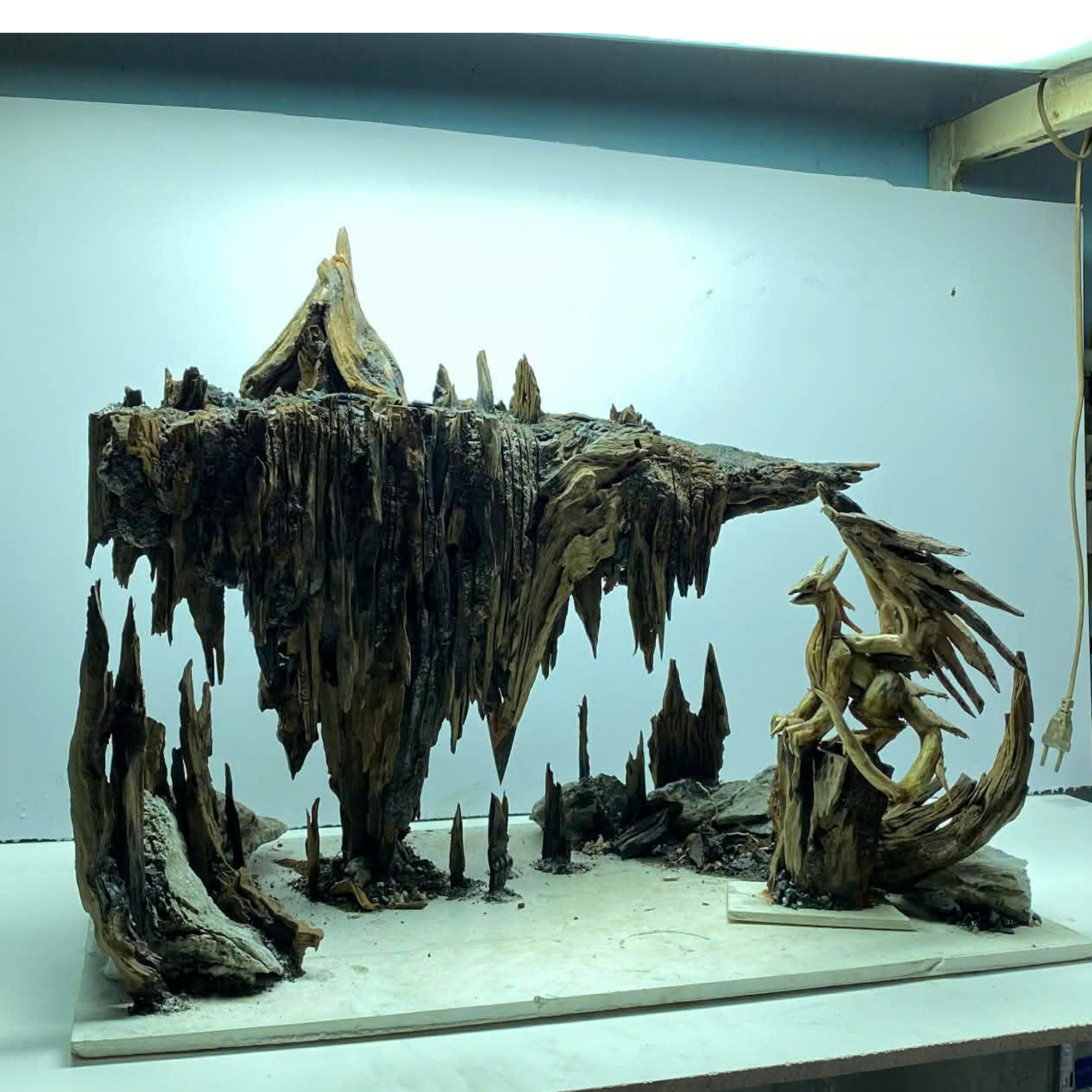 Unique Aquascape for fish tank,Vivarium,Aquarium decor